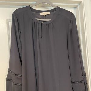 Gray blouse from Loft